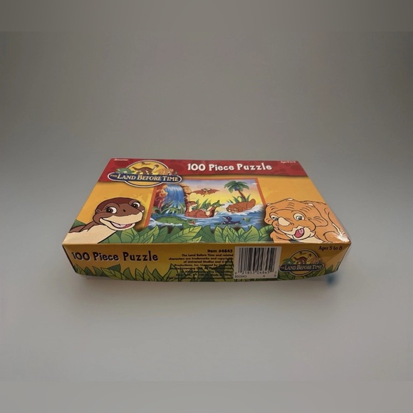 Vtg Jigsaw Puzzle 2004 The LAND BEFORE TIME 100 Piece Dinosaurs Cartoon 12” Kids - Picture 3 of 15